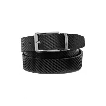 Curea din piele cu aspect tesut