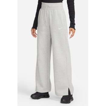 Pantaloni de trening cu croiala ampla si talie inalta Phoenix
