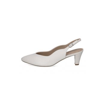 Pantofi de piele cu varf ascutit