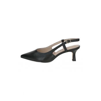 Pantofi de piele cu varf ascutit