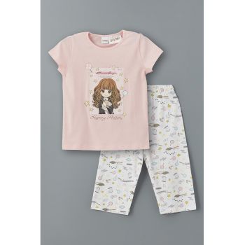Pijama cu imprimeu Harry Potter