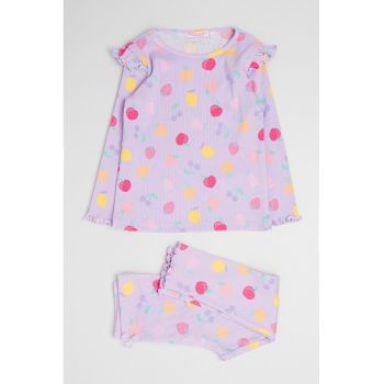 Pijama cu pantaloni lungi din bumbac