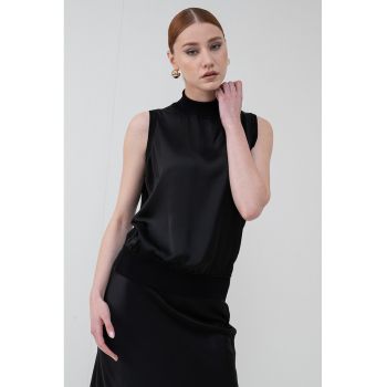 Pulover fara maneci - lejer - cu guler inalt