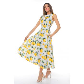 Rochie cu model si buzunare laterale