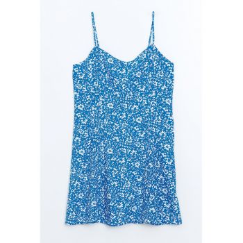 Rochie mini cu model floral