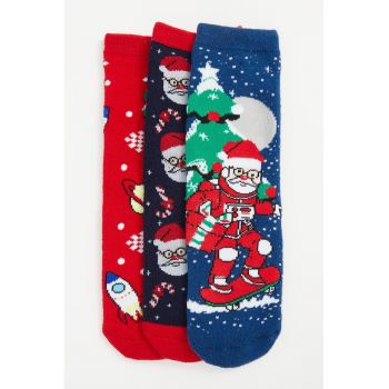 Set de sosete lungi Christmassy - 3 perechi