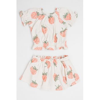 Set de tricou si fusta-pantalon