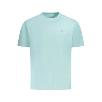 Tricou barbati - cu imprimeu pe spate - Regular fit - Turcoaz