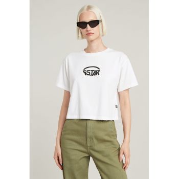 Tricou crop din bumbac organic