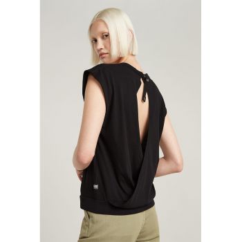 Tricou cu decupaj pe partea din spate - fara maneci