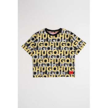 Tricou cu imprimeu monograma