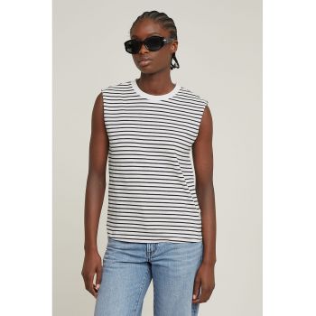 Tricou cu model in dungi - fara maneci