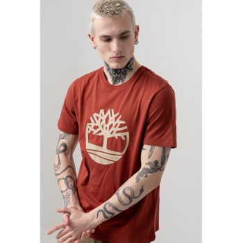Tricou de bumbac cu imprimeu logo
