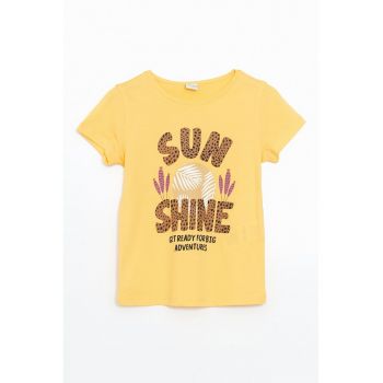 Tricou din bumbac cu imprimeu grafic