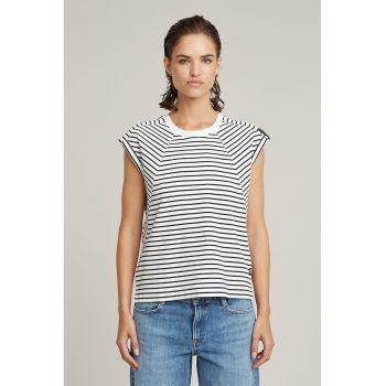 Tricou din bumbac organic cu model in dungi