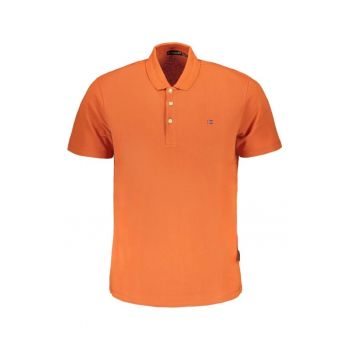 Tricou polo barbati - cu mini logo brodat - Regular fit -  Rosu