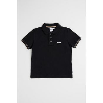 Tricou polo din amestec de bumbac cu croiala regular-fit