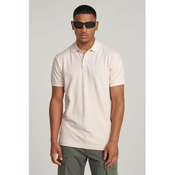 Tricou polo din amestec de bumbac organic