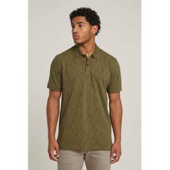 Tricou polo din amestec de bumbac organic