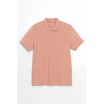 Tricou polo din bumbac pique