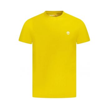 Tricou SHORT SLEEVE TEE barbati - cu mini logo brodat - Regular fit - Galben