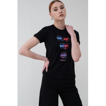 Tricou slim fit de bumbac organic Ikon