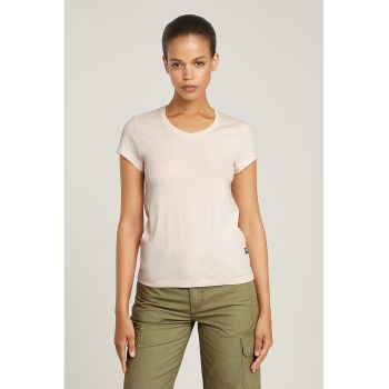 Tricou slim fit de bumbac organic