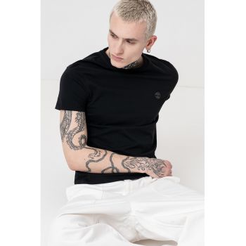 Tricou slim fit din bumbac Dun-River