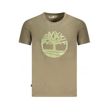 Tricou SS Tree barbati - cu imprimeu central - Regular fit - Verde inchis