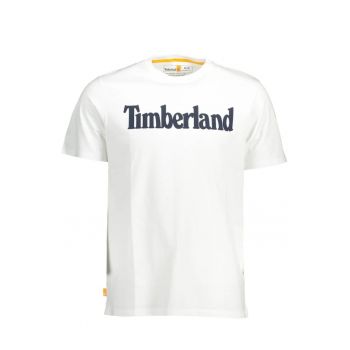 Tricou TFO SS Linear Tea barbati - cu imprimeu - Regular fit - Alb