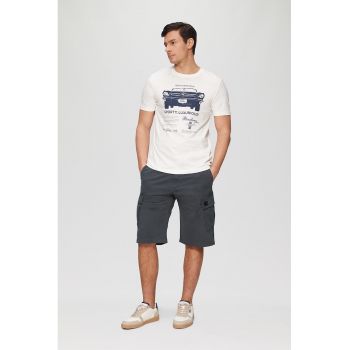 Bermude cargo cu model uni