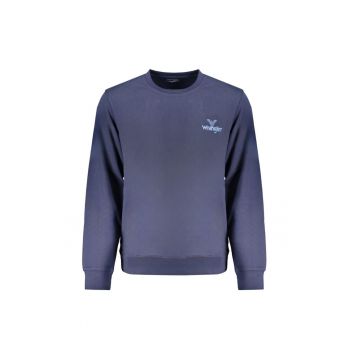 Bluza barbati cu logo fara fermor - Regular fit - la baza gatului - Negru