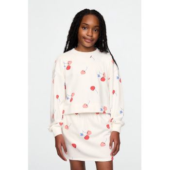 Bluza de trening cu model cu fructe