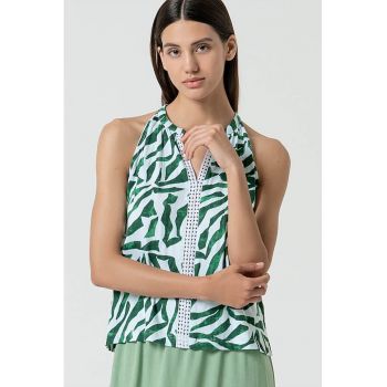 Bluza fara maneci din bumbac organic