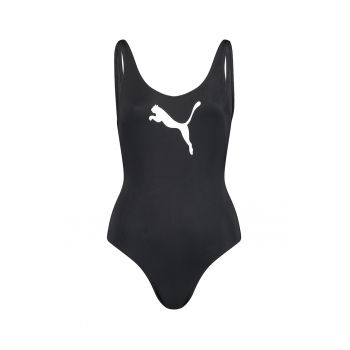 Costum de baie intreg cu decolteu in U pe partea din spate