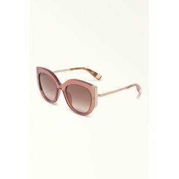 Ochelari de soare cat-eye supradimensionati