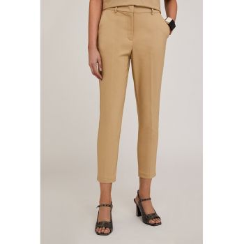 Pantaloni crop cambrati