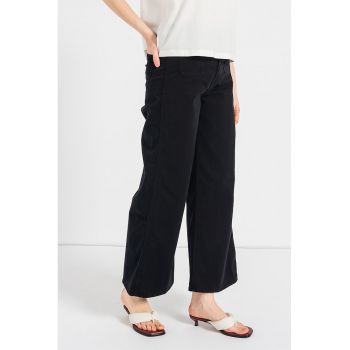 Pantaloni crop cu croiala ampla Lexa