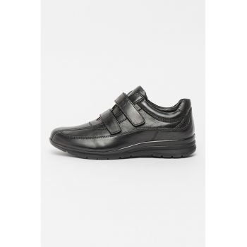 Pantofi casual de piele cu velcro Serra