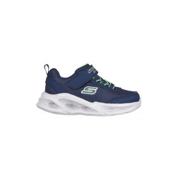 Pantofi sport cu banda velcro si lumini LED