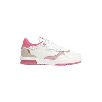 Pantofi sport de piele cu insertii de piele intoarsa