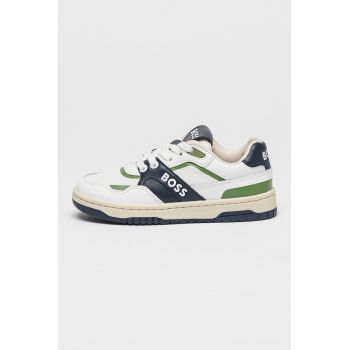 Pantofi sport low-cut din piele