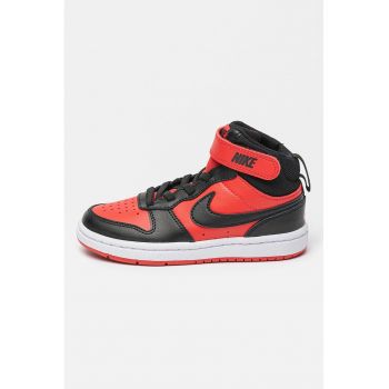 Pantofi sport mid-high cu insertii de piele Court Borough 2