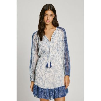 Rochie cu model si decolteu in V