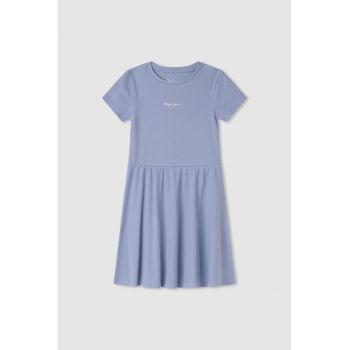 Rochie evazata cu logo discret