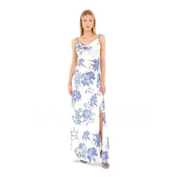 Rochie maxi cu slit frontal