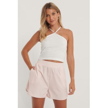 Top crop halter de bumbac