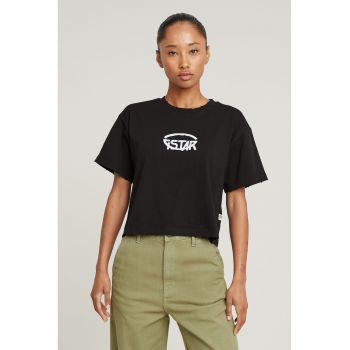 Tricou crop din bumbac organic