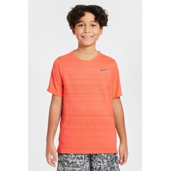 Tricou cu logo reflectorizant si imprimeu pentru fitness Miler Dri-Fit