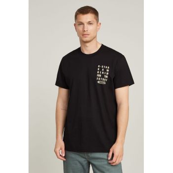 Tricou din bumbac organic cu imprimeu logo